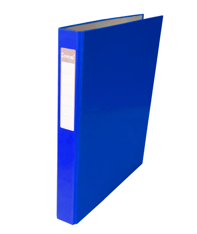 Папка з кільцями ITEM056, 2 кільця, А4, 40 мм, PP-покриття, синя